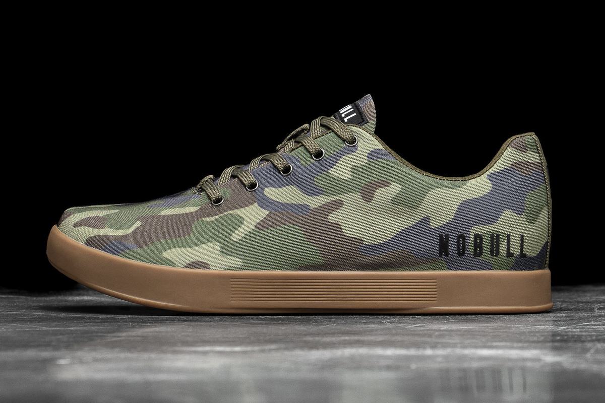 Nobull Canvas Men\'s Trainers Camo | Australia (GZ7561)